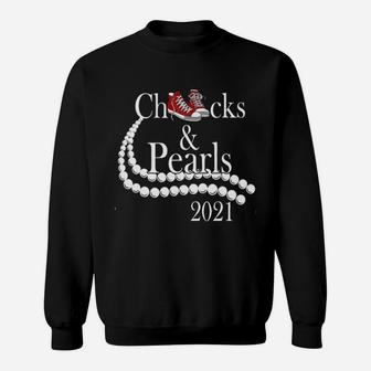 Chucks And Pearls 2021 Vintage Sweat Shirt - Seseable