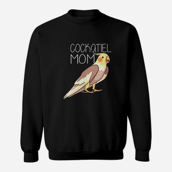 Cockatiel Mom Bird Lovers Sweat Shirt - Seseable
