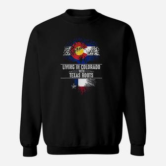 Colorado Home Texas Roots State Tree Flag Sweatshirt - Seseable