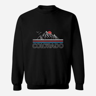 Colorado Mountains Colorado Retro Vintage Classic 80s Sweat Shirt | Seseable CA