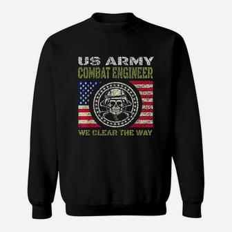 Combat Engineer For Us Army Veteran Sweat Shirt - Seseable