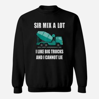Concrete Mixer Cement Mixer Truck Driver Gift Sweatshirt - Seseable