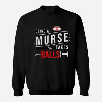 Cool Murse Murses Student Nursing Male Nurse Sweat Shirt - Seseable