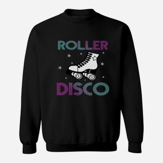 Cool Vintage Roller Disco Retro 70s And 80s Party Sweat Shirt - Seseable