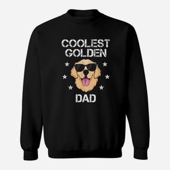 Coolest Golden Dad Retriever New Dog Owner Sweat Shirt - Seseable