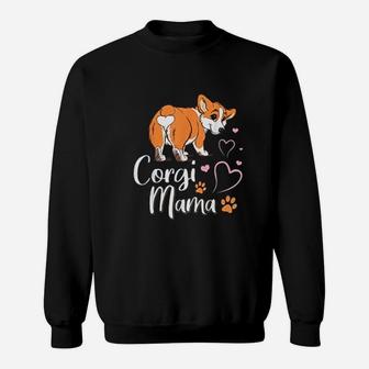 Corgi Mama Funny Corgi Dog Mom Gift Sweat Shirt - Seseable