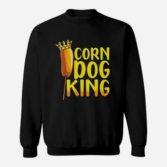 Corn Dog King Sweat Shirt - Seseable