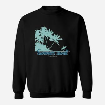 Costa Rica Surfing Summer Swell Graphic T-shirt Sweatshirt - Seseable