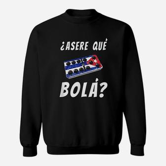 Cuban Dominoes Miami Florida Cuba Greeting Sweatshirt - Seseable