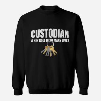 Custodian Keys Love And Appreciate Janitor Appreciation Gift Sweat Shirt - Seseable