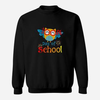 Cute 100th Day Of School Owl Lover 100 Days Teacher Gift Sweat Shirt - Seseable