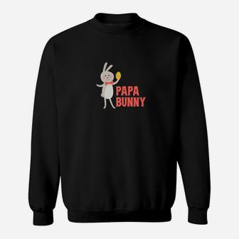 Cute Easter Day Family Gifts For Men Papa Bunny S Sweat Shirt - Seseable