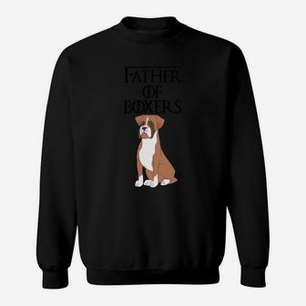 Cute Funny Unique Boxer Dog Puppy Fur Dad Gift Sweat Shirt - Seseable