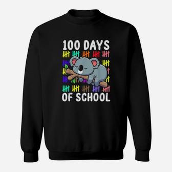 Cute Koala Australia Animal 100 Days Of School Sweat Shirt - Seseable
