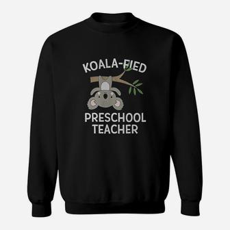 Cute Koala Preschool Teacher Sweat Shirt - Seseable