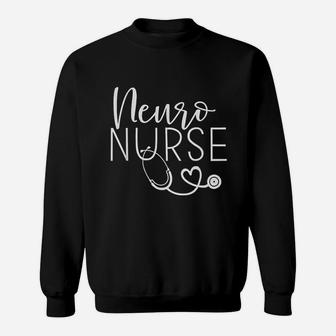 Cute Neuro Nurse, funny nursing gifts Sweat Shirt - Seseable