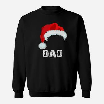 Dad Christmas Santa Family Matching Pajamas Papa Sweat Shirt - Seseable