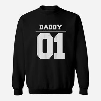 Daddy 01 Fathers Day Gift Idea Daddy Daughter Matching Sweat Shirt - Seseable