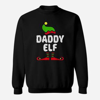 Daddy Elf Matching Christmas Sweat Shirt - Seseable