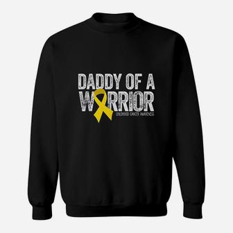 Daddy Of A Warrior Childhood, best christmas gifts for dad Sweat Shirt - Seseable