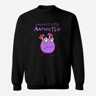 Daddys Little Monster, best christmas gifts for dad Sweat Shirt - Seseable