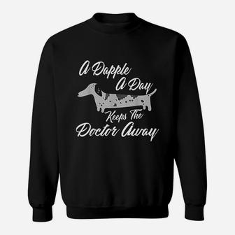 Dapple Dachshund Gift Funny Weiner Dog Dapple Sweat Shirt - Seseable