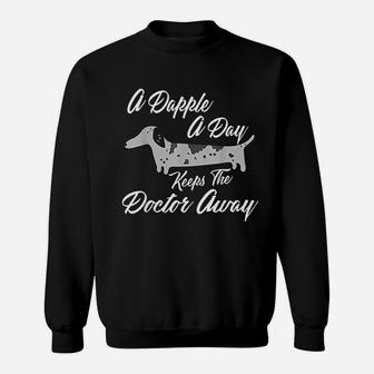 Dapple Dachshund Gift Funny Weiner Dog Dapple Sweat Shirt - Seseable