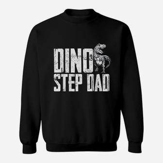 Dino Step Dad Dinosaur Family Matching Sweat Shirt - Seseable