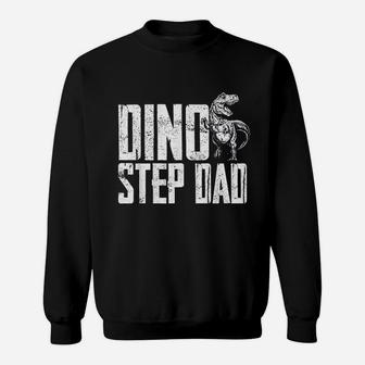 Dino Step Dad Dinosaur Family Sweat Shirt - Seseable