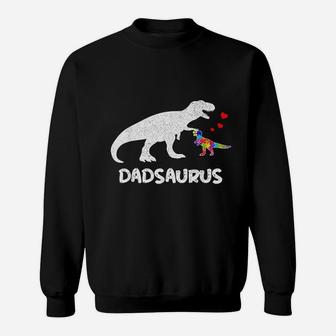 Dinosaur Dad Saurus Dadsaurus Sweat Shirt - Seseable