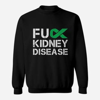 Disease Awareness Month Green Ribbon Support Sweatshirt - Seseable