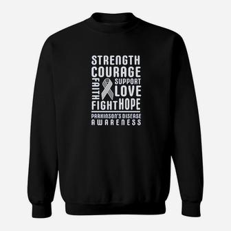 Disease Awareness Strength Courage And Support Sweat Shirt - Seseable