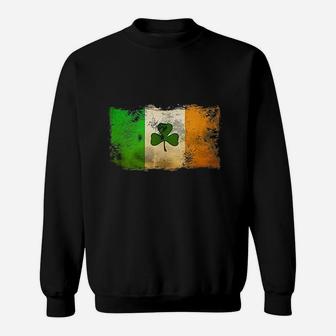 Distressed Ireland Flag Vintage Irish Eire Flags Gift Sweat Shirt