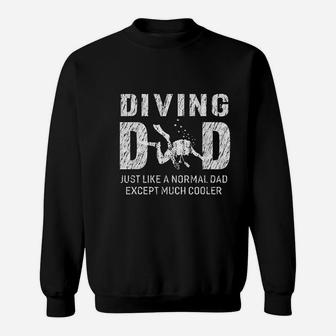 Diving Dad Gifts For Father Scuba Diving Men Sweat Shirt - Seseable