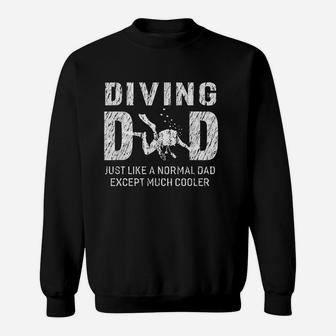Diving Dad Gifts For Father Scuba Diving Sweat Shirt - Seseable