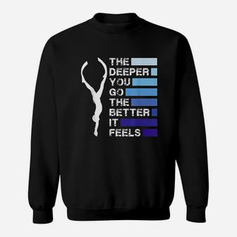 Diving Freediving Deep Sea Diving Diver Gift Sweat Shirt | Seseable UK