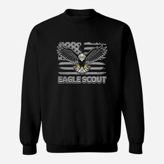 Eagle Flag Scout Sweat Shirt - Seseable