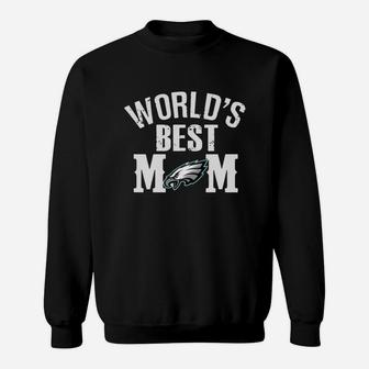 Eagles World's Best Mom Sweat Shirt - Seseable