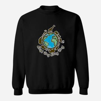 Earth Day Every Day Gift For Planet Lovers Eco Sweat Shirt - Seseable