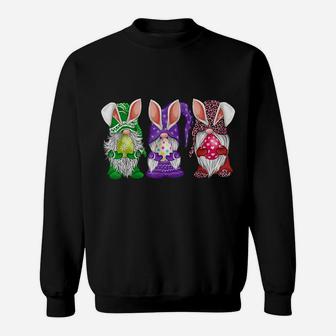 Easter Gnomes Egg Hunting Gift For Women Men Kids Sweat Shirt - Seseable