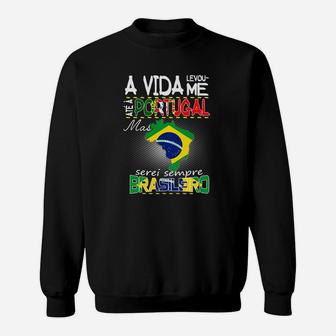 Ein Vida-Portugal-Brasiliro- Sweatshirt - Seseable