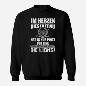 Eishockey Im Herzen Die Lions Sweatshirt - Seseable