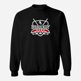 Eishockey Mama Stolz Sweatshirt, Design für Hockeymütter - Seseable