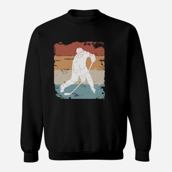 Eishockey Vintage Retro Cool Legendär Mann Legende Sweatshirt - Seseable