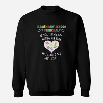 Elementary School Principal Appreciation Gift Sweat Shirt - Seseable