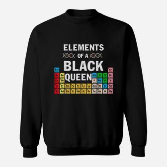 Elements Of A Black Queen Periodic Table Of Elements Melanin Sweat Shirt - Seseable