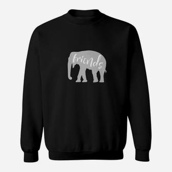 Elephant Best Friend Matching Outfits, best friend gifts Sweat Shirt - Seseable
