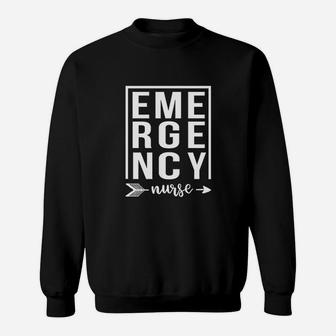Emergency Nurse Gifts For Nurses Emergency Nurse Sweat Shirt - Seseable