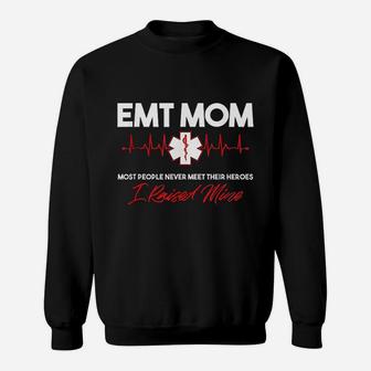Emt Mom Emergency Medical Ems Sweat Shirt - Seseable