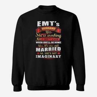 Emts Husband Sweat Shirt - Seseable